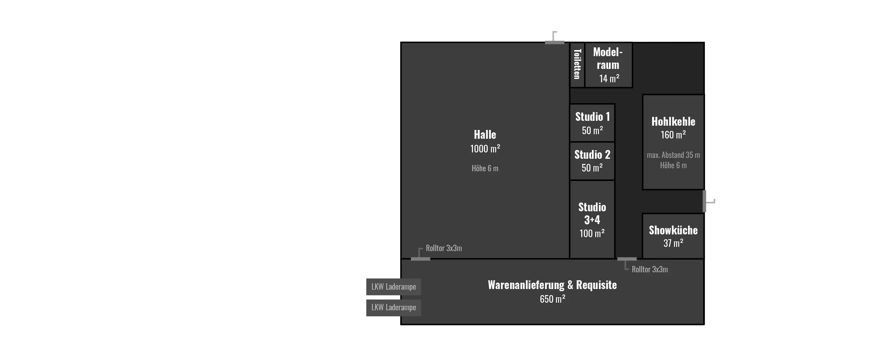 Grundriss des Media Cologne Content Campus